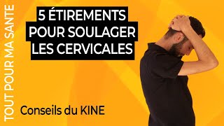 5 étirements des cervicales pour se soulager efficacement [upl. by Aehtela]