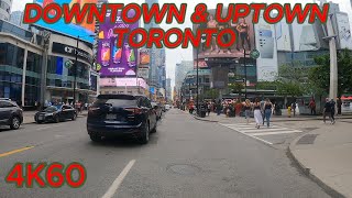 DOWNTOWN amp UPTOWN TORONTO  WITH MUSIC  SPRING 2024  Gopro 4K60 [upl. by Towney]