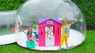 Vlad and Niki build inflatable house and more funny stories for kids [upl. by Citarella]