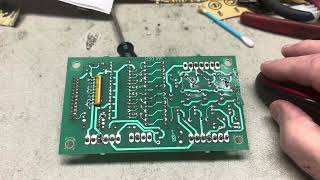 Williams STTNG Auxiliary 8 Driver Board adding pull down resistors [upl. by Fasa]