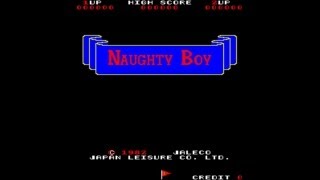 Naughty Boy 1982 Jaleco Mame Retro Arcade Games [upl. by Assenav]