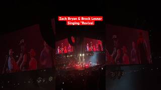 Zach Bryan amp Brock Lesnar Singing “Revival” Live 2023 Burn Burn Burn Tour [upl. by June711]