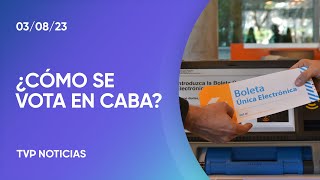 Elecciones en CABA simulador del voto electrónico [upl. by Clementis]