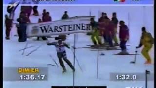 Alberto Tomba wins slalom Madonna 1995 [upl. by Hallam321]