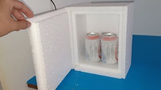 DIY refrigerator  How to make mini refrigerator at home using 72W peltier [upl. by Hy]