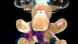 PLUSH ANIMATED SINGING REINDEER quotGRANDMA GOT RUN OVER BY A REINDEERquot DR ELMOMOV07554MPG [upl. by Nylg473]