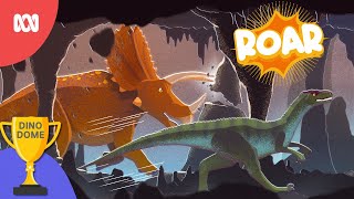 Herrerasaurus vs Pentaceratops 🏆  DINO DOME PODCAST [upl. by Behlau]