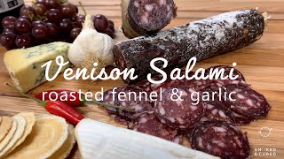 VENISON SALAMI RECIPE  Smoked amp Cured  Misty Gully [upl. by Sieber]