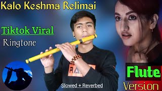 Kalo Keshma Relimai Flute Cover  Dinesh Dhakal  Copyright Free  Flute Version  Pradeep Khulal [upl. by Enninaej]