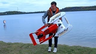 RC ELECTRIC SPEEDBOAT RACINGBOAT POWERBOOT VERY FAST [upl. by Ayeka]