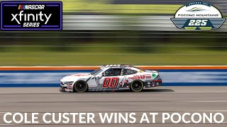 Cole Custer Wins At Pocono [upl. by Rodl]