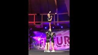 FC Internationals 2015 Lime  Senior level 5 group stunt [upl. by Bortz266]