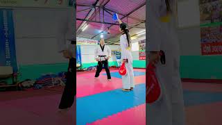 Taekwondo 540 Kick tutorial 8 ft high challenge taekowndo viral [upl. by Auohc]