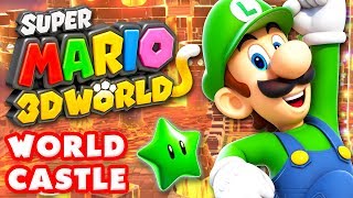 Super Mario 3D World  World Castle 100 Nintendo Wii U Gameplay Walkthrough [upl. by Varini109]