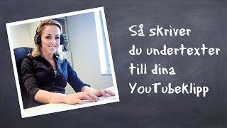 Så lägger du till undertexter till dina videoklipp [upl. by Lida]