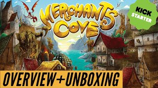 Merchants Cove  Erweiterungen  Overview  Unboxing  Kickstarter [upl. by Brandtr]