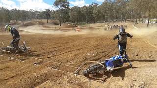 Motocross Rider Front Flip at Cessnock MX 2018 [upl. by Ruhnke]