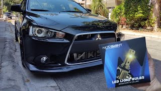 Mitsubishi Lancer Ex GTA LED fog lights installation DIY [upl. by Eng787]