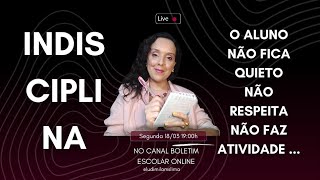 Indisciplina o que fazer quando o aluno não respeita não faz atividades briga tumultua a aula [upl. by Linus]