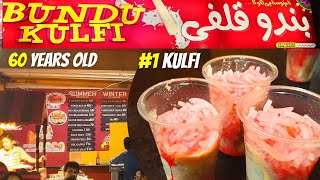 The ULTIMATE KULFI of Hyderabad  BUNDU KULFI [upl. by Ayalat]