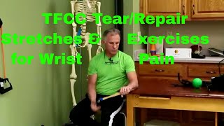 TFCC TearRepair Stretches amp Exercises Triangular Fibrocartilage Complex Wrist Pain [upl. by Chew]