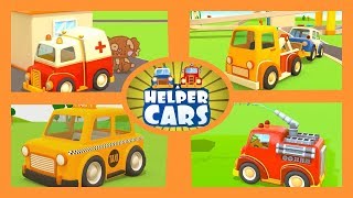 ¡Vehículos de servicio Episodios completos Coches para niños [upl. by Pinzler803]