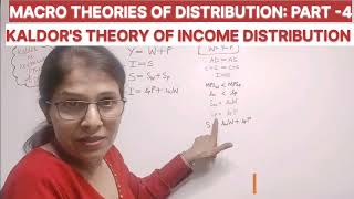 KALDOR THEORY OF DISTRIBUTION  MACRO THEORIES OF DISTRIBUTION  MICRO  EKM [upl. by Kieran]