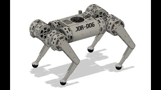 Quadruped robot 3D printed creation process [upl. by Stetson]