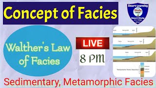 Facies Concept Walthers Law of Facies🔥🔥 Sedimentary Metamorphic Seismic Facies [upl. by Edgard]