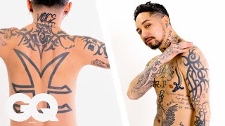 JESSE（RIZEThe BONEZ）が体に刻んだタトゥーを紹介  Tattoo Tour  GQ JAPAN [upl. by Ahsinrac]