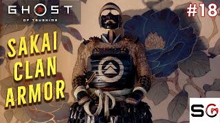 Ghost From The Past  Sakai Clan Armor  Part 18  Ghost of Tsushima  Gameplay  Walkthrough [upl. by Kcirdes874]