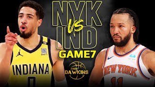 New York Knicks vs Indiana Pacers Game 7 Full Highlights  2024 ECSF  FreeDawkins [upl. by Einnim]