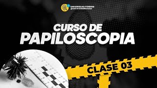 PAPILOSCOPIA FORENSE  CLASE 03 [upl. by Ashbaugh]