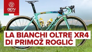 La Bianchi Oltre XR4 di PrimoÅ¾ RogliÄ  Biciclette dei professionisti [upl. by Alel]