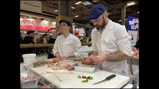 VIDÉO Deux bouchers de ChâteauRenault concourent au Salon de l’agriculture [upl. by Eladnyl]