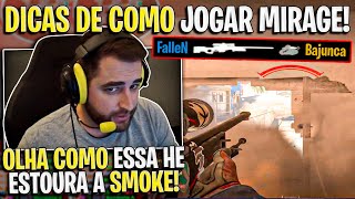 FALLEN ENSINANDO OS NOVOS METAS DA MIRAGE NO CS2🔥🔥🔥 [upl. by Chere222]