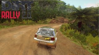 Dirt Rally 20 Volkswagen Golf F2 Kit Car Te Awanga Sprint Forward New Zealand 331115 [upl. by Shaddock]