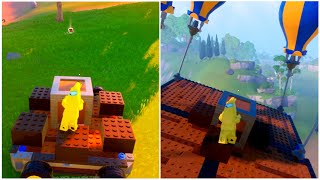 Como CREAR VOLANTES para VEHÍCULOS TERRESTRES y AÉREOS en LEGO FORTNITE Vehículos GIRATORIOS [upl. by Oneg266]