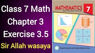 Class 7 Math New Book Chapter 3 Exercise 35  Class 7 Math New Book Unit 3 Exercise 35 [upl. by Neelya684]