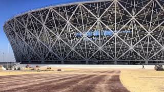 Volgograd Arena under construction [upl. by Nigle708]