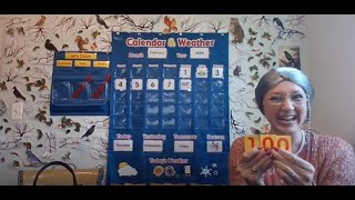 Calendar and Weather Feb 8 2024  The 100th Day of School [upl. by Calendra95]