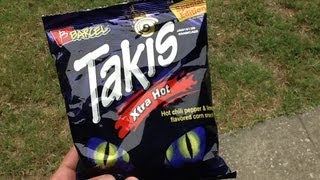 Takis Xtra Hot Chips Review [upl. by Muraida]