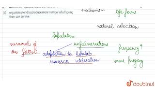 Darwinism explains all the following except  12  EVOLUTION  BIOLOGY  NCERT FINGERTPS ENGLIS [upl. by Yahc]