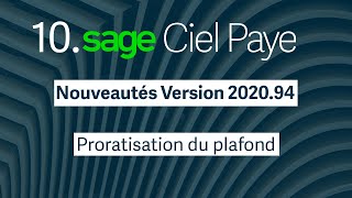 Ciel Paye  202094  La proratisation du plafond [upl. by Neirrad]