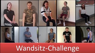 WandsitzChallenge mit dem HOPETeam  30 Minuten Wandsitzen [upl. by Ahpla]