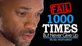 FAIL YOUR WAY TO SUCCESS  Motivational Video on Never Giving Up [upl. by Annasiul]