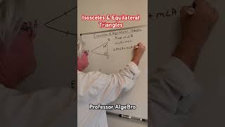 IsoscelesampEquilateral Prof AlgeBro FYP Math Shorts Follow Subscribe Education ￼ [upl. by Hcab334]