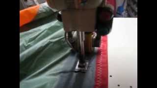 sewing machine  spinaker repair  sailmaker  horta yacht center [upl. by Oicnevuj855]