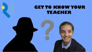 Get to Know Your Teacher Mr Bissoon [upl. by Llorrac]