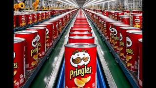 How Pringles Are Made In The Factory  Factory Process Engineering [upl. by Leboff]